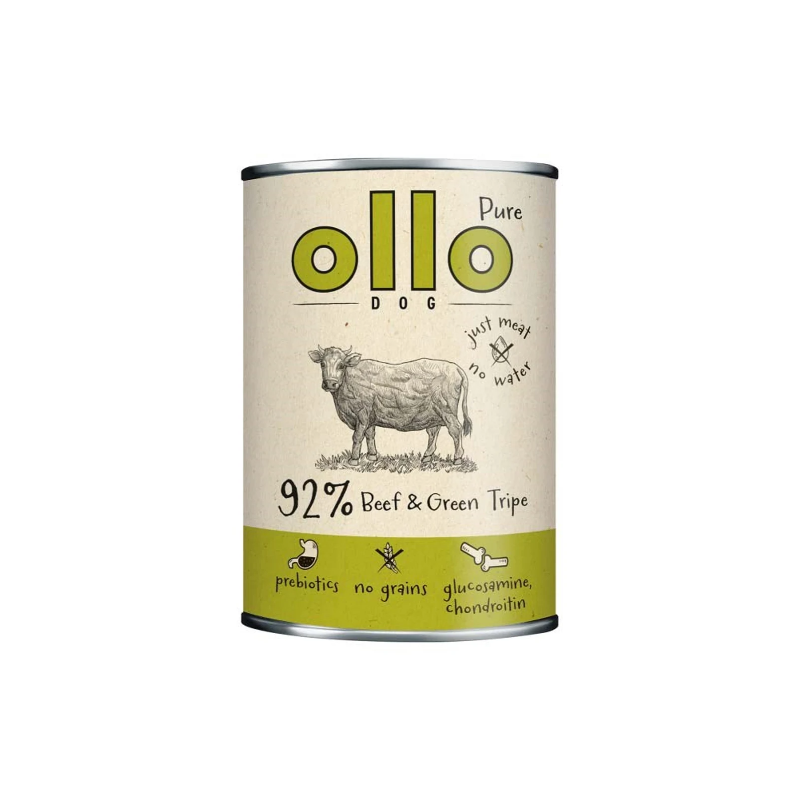 Ollo Pure Wołowina zielone Żwacze 850g — zdjęcie 1 z 8
