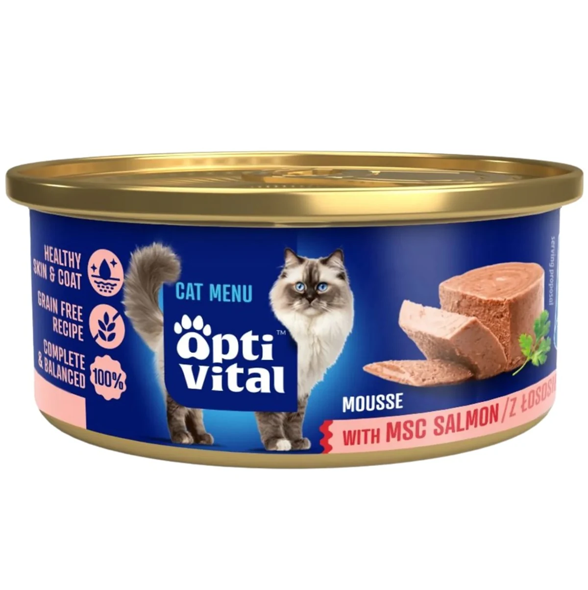 OptiVital mini puszka - Mus dla kotów 85g