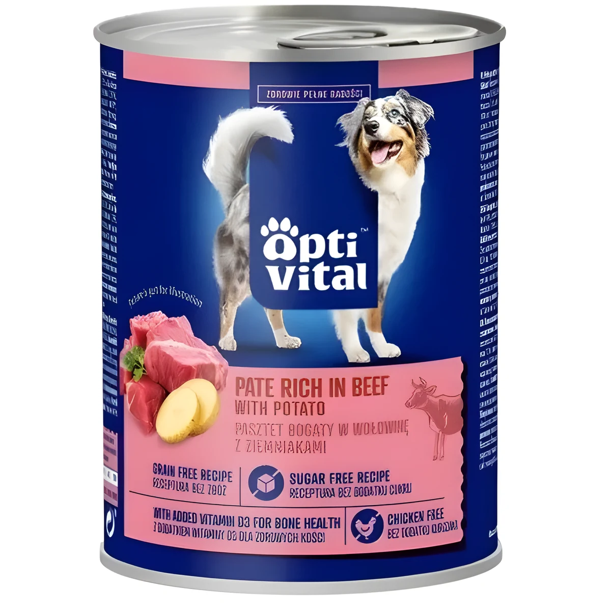 OptiVital Pate 400g - Wieprzowina i Wołowina