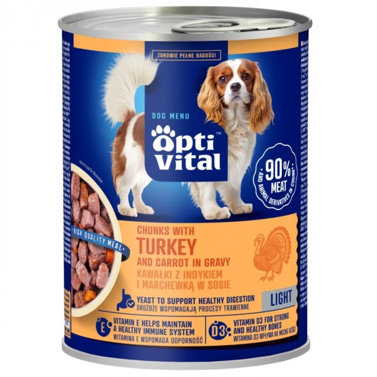 OptiVital puszka - soczyste kawałki 415g