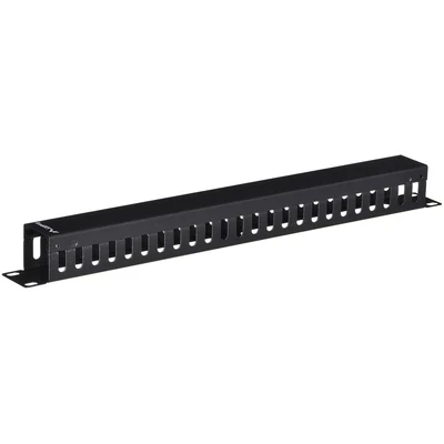 Organizer kabli Lanberg AK-1201-B - Panel zarządzania przewodami