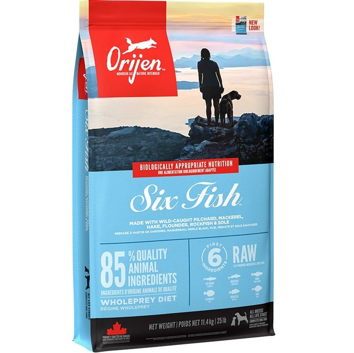 ORIJEN 6 Ryb 11,4kg - Karma Sucha
