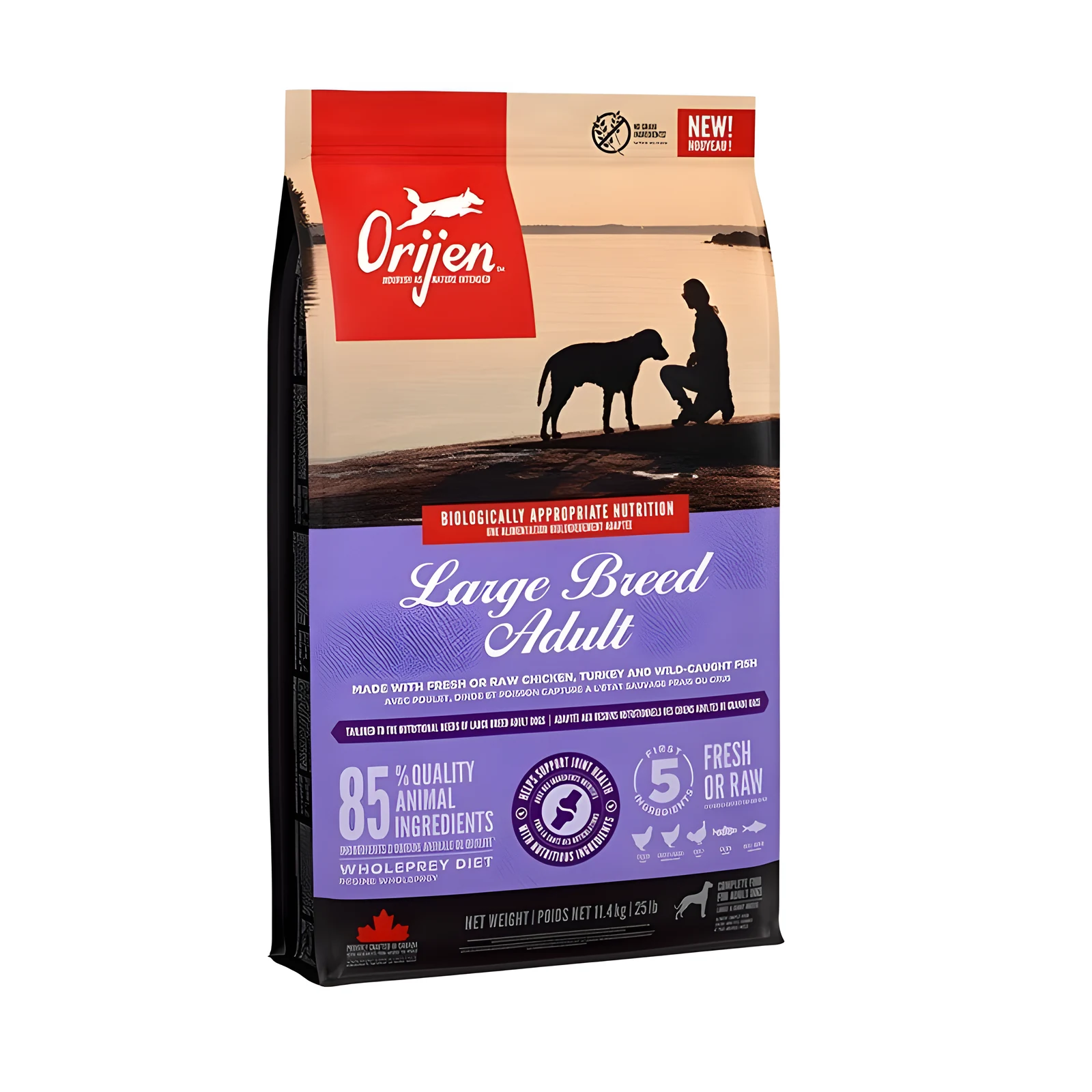 ORIJEN Adult Large Breed 11.4KG - 25-45kg