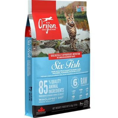 Karma sucha dla kota ORIJEN Cat & Kitten 6 Fish 5,4 kg