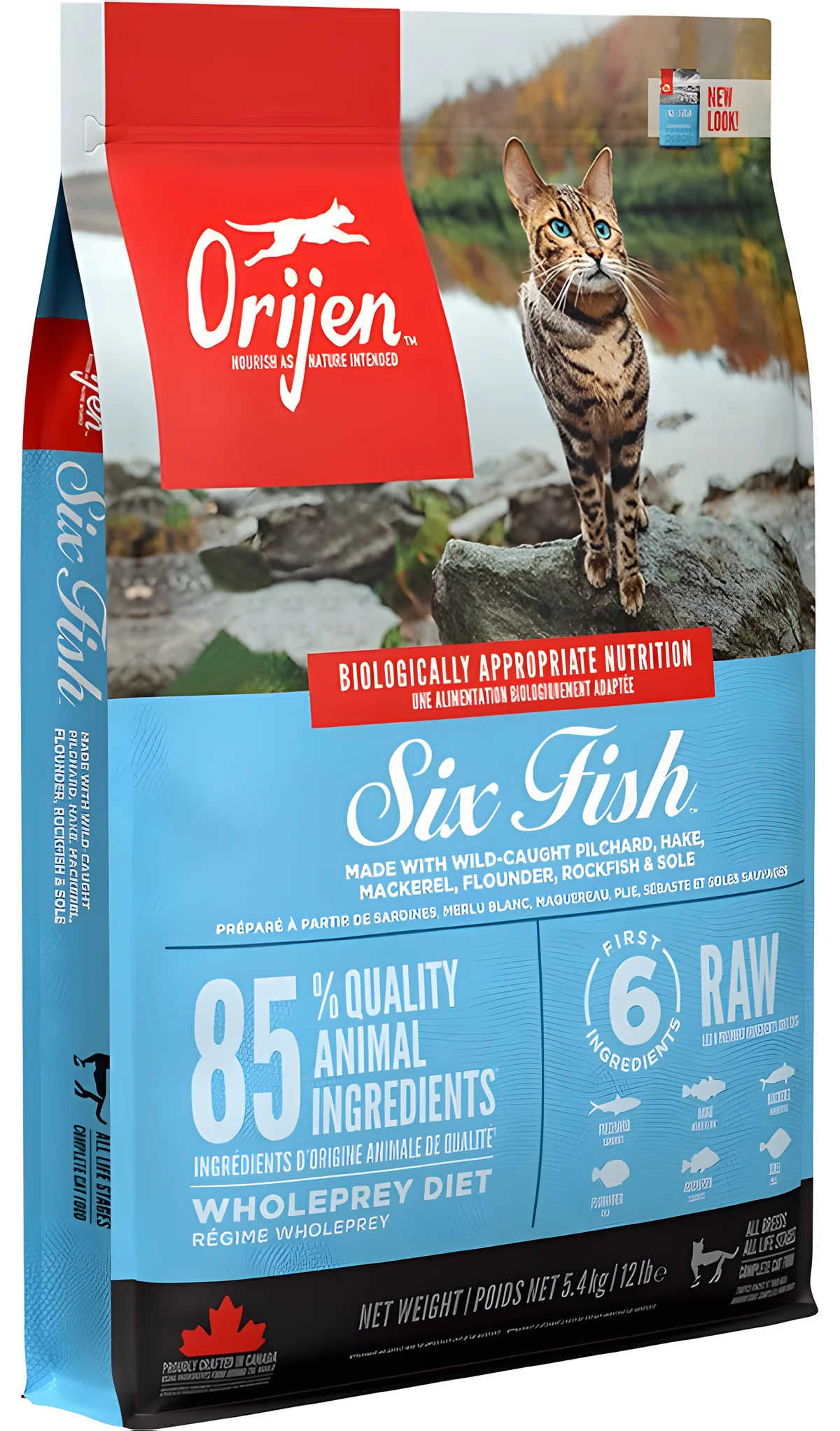 ORIJEN Cat Six Fish - sucha karma 5,4g