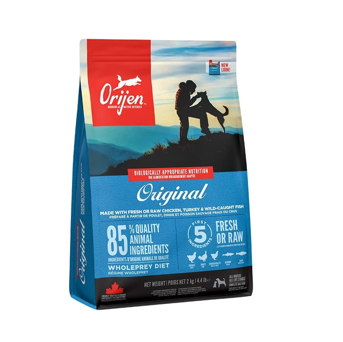 Karma sucha dla psa ORIJEN Original 11,4kg - Bezglutenowa, bez dodatku cukru