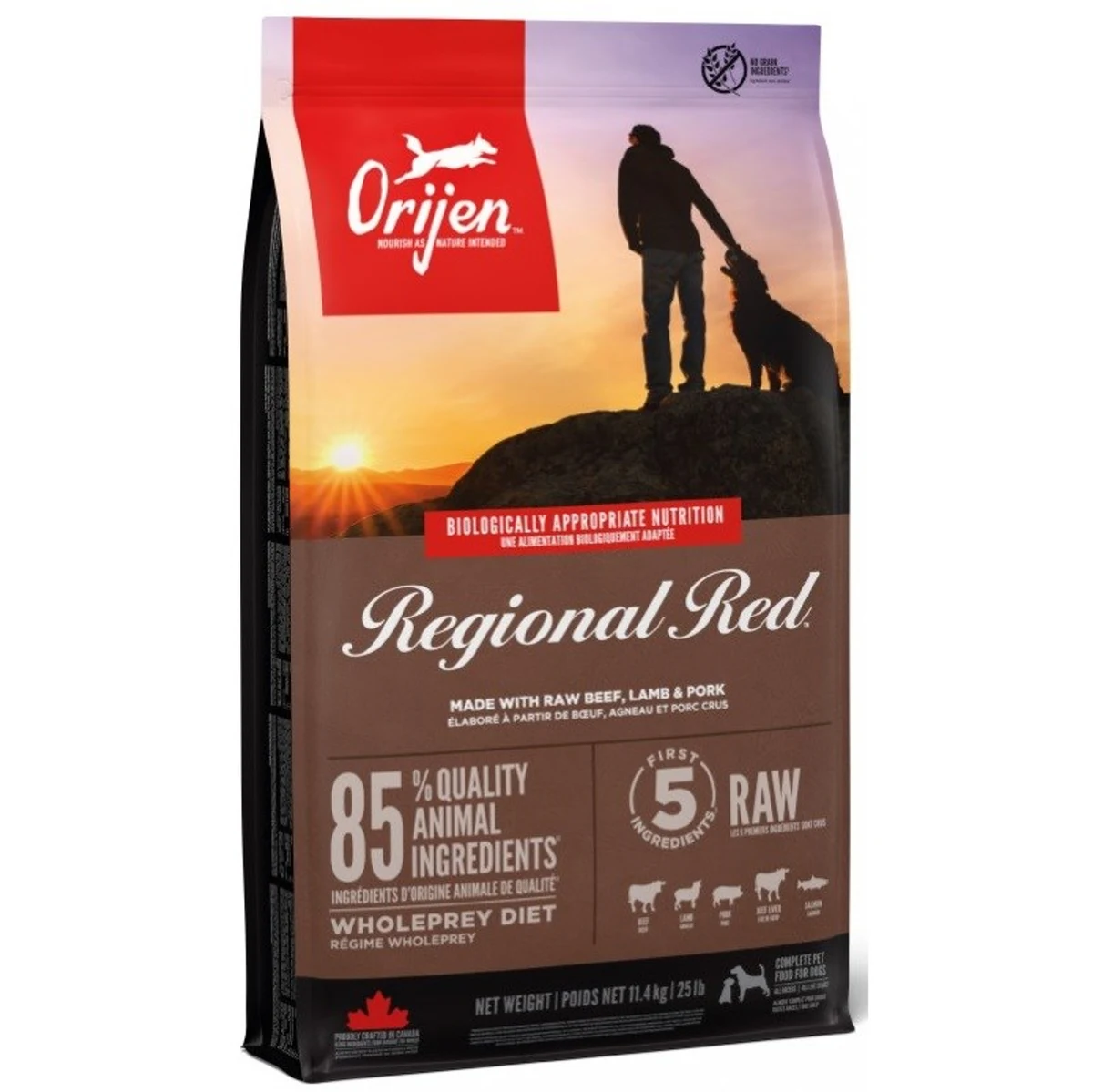 ORIJEN Regional Red 11,4kg - Karma Sucha dla Psa