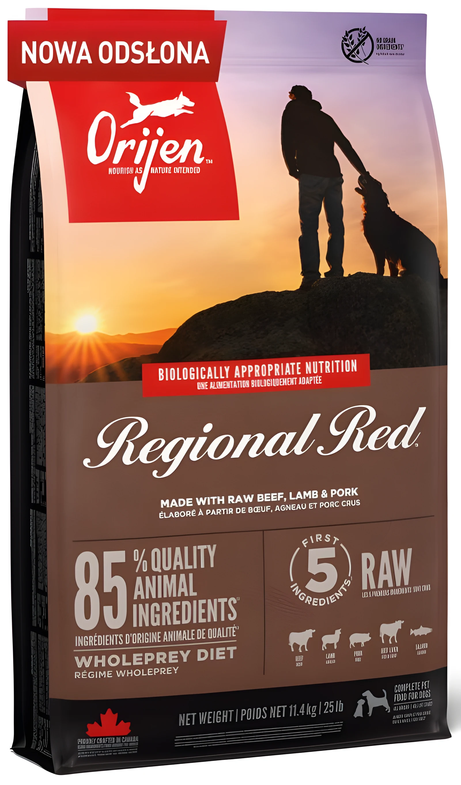 ORIJEN Regional Red - Sucha Karma 11,4kg — zdjęcie 1 z 2