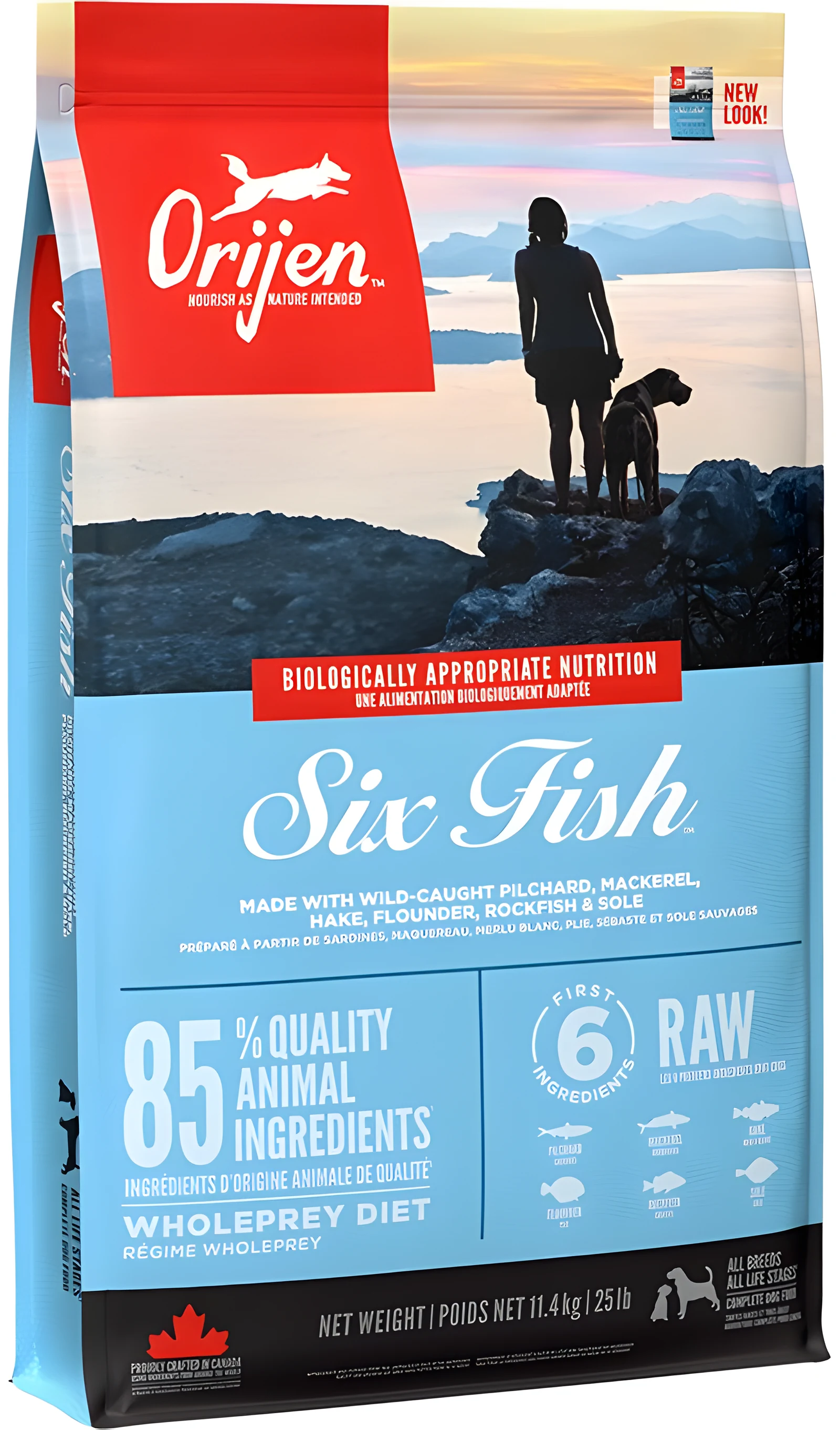 ORIJEN Six Fish - Sucha Karma dla Psa 11,4kg — zdjęcie 1 z 2