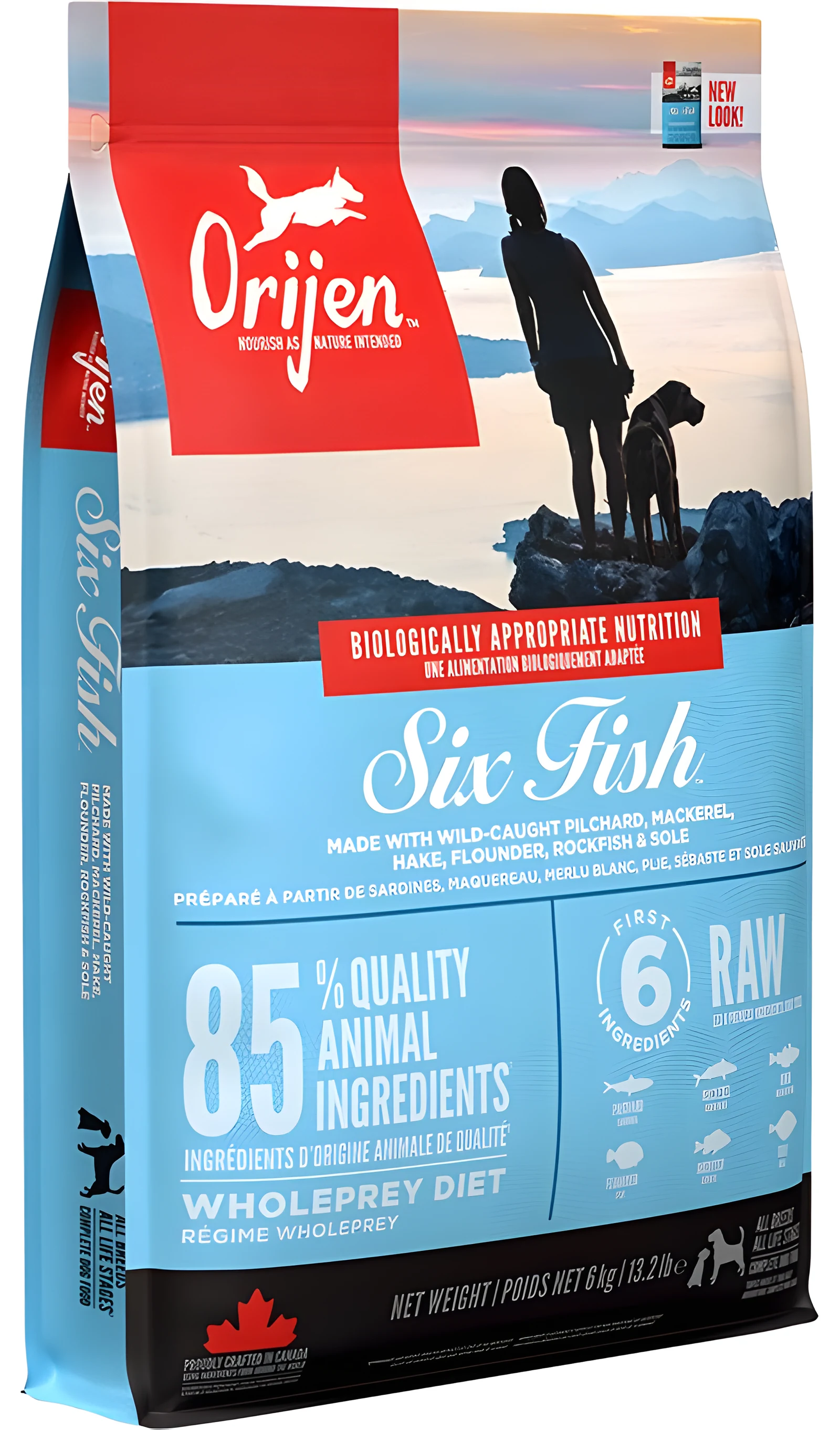 ORIJEN Six Fish - sucha karma dla psa 6kg — zdjęcie 1 z 2