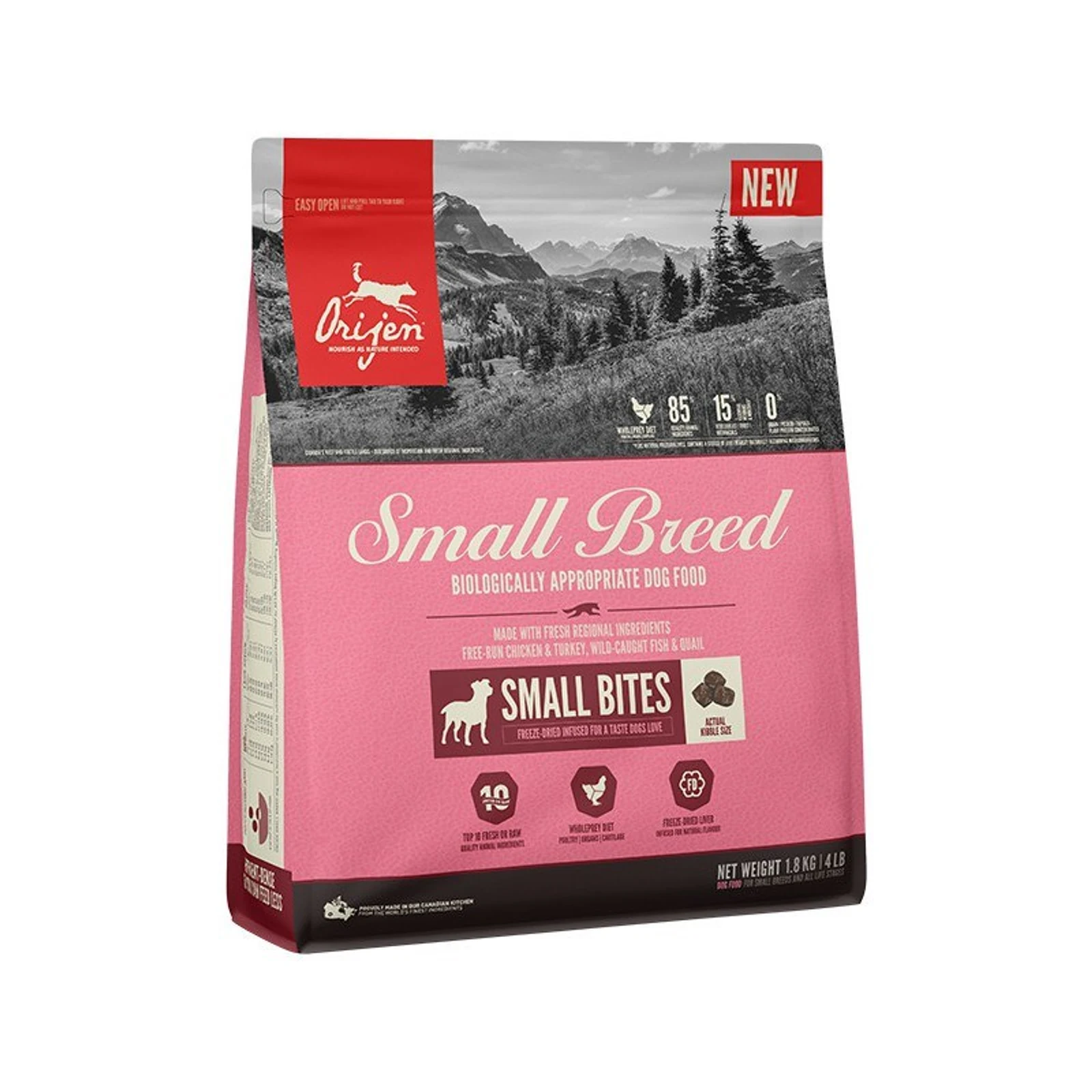 ORIJEN Small breed dog 1.8kg - Karma Sucha dla Psa