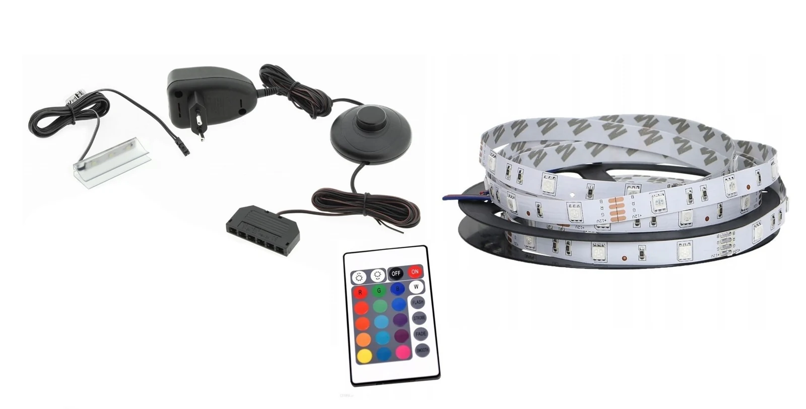 Oświetlenie komoda QIU 2D1K RGB - Klipsy LED — zdjęcie 1 z 5