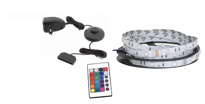 Zestaw klipsów LED RGB QIU 2 sztuki do oświetlenia szafki nocnej