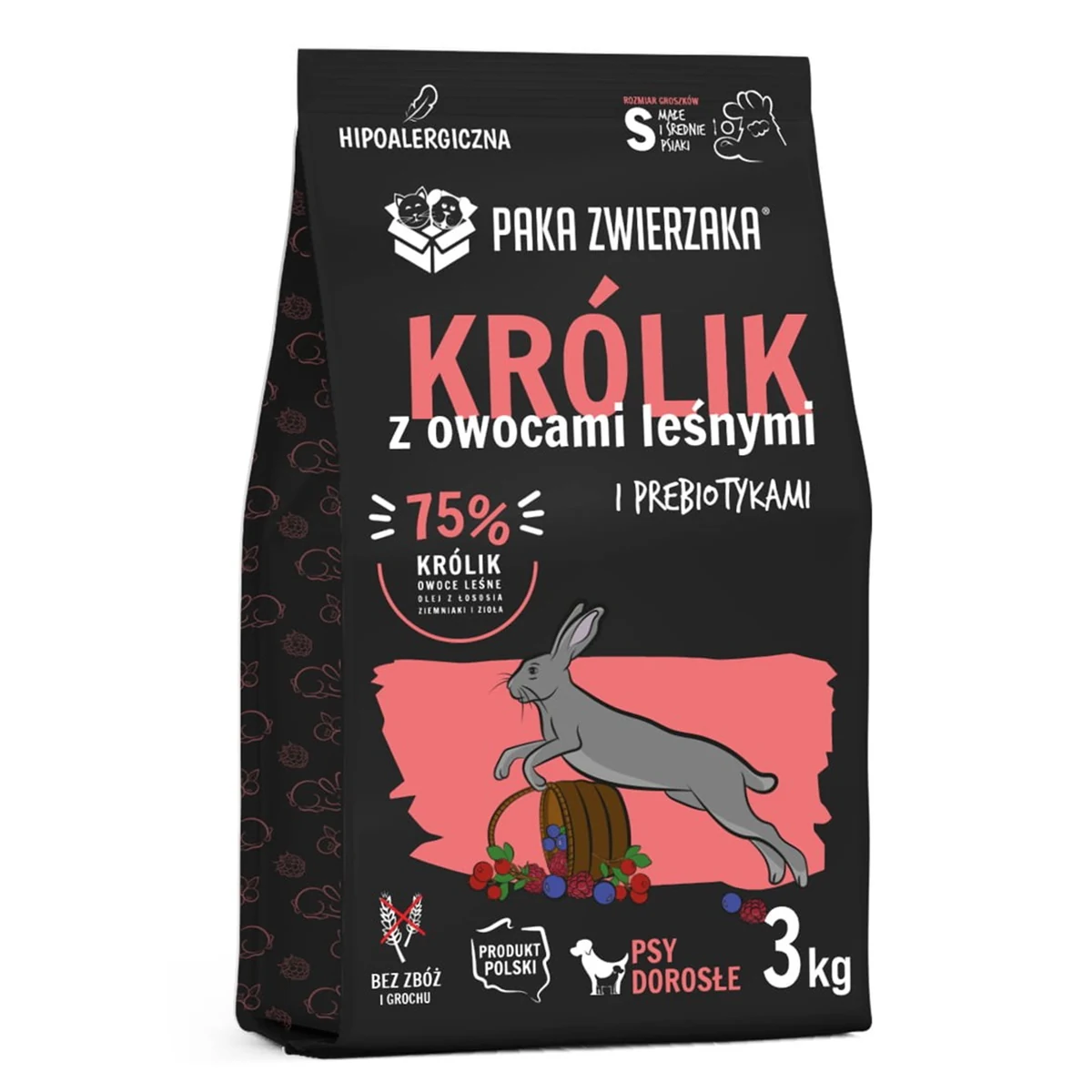Paka Seventh Heaven Królik z owocami leśnymi S 3kg