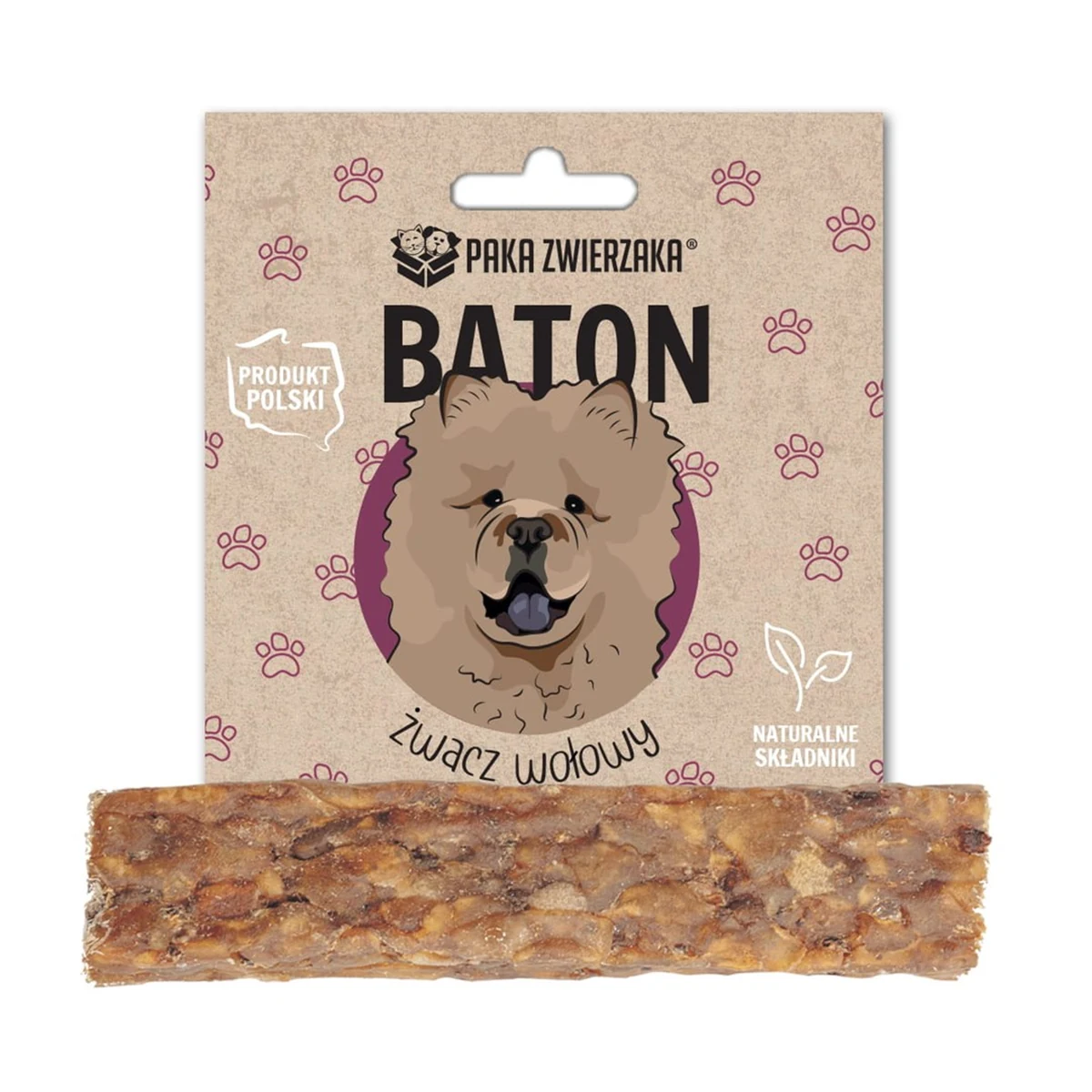 Paka Zwierzaka baton Żwacz wołowy 35g