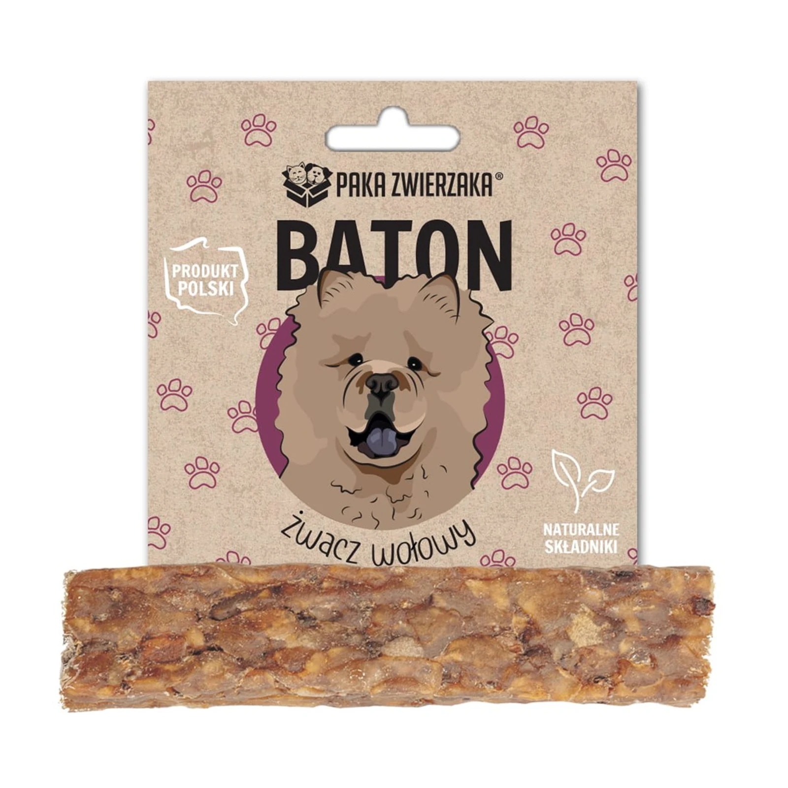 Paka Zwierzaka baton Żwacz wołowy 35g