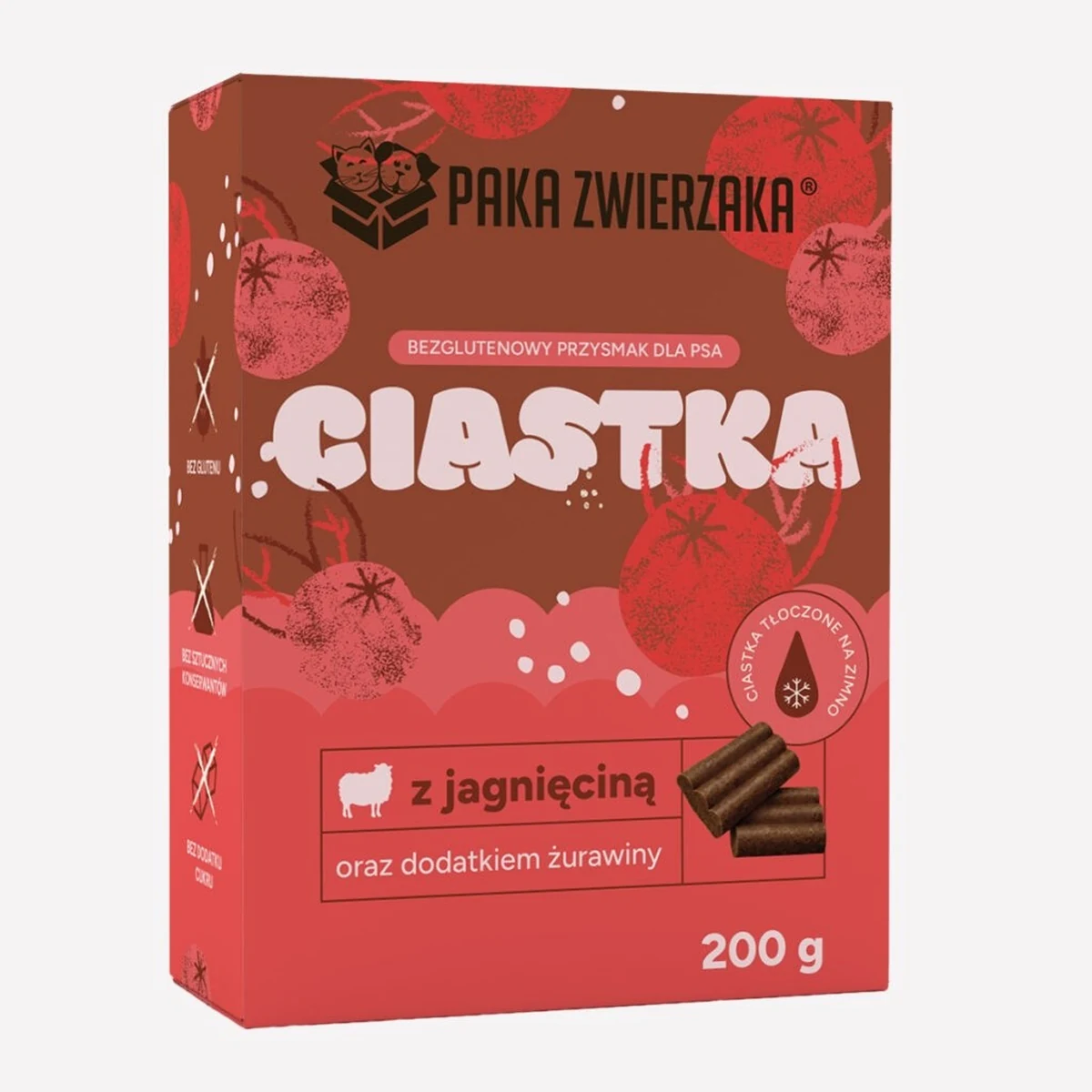 Paka Zwierzaka Jagnięcina z żurawiną 200g