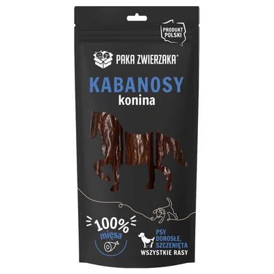 Przysmak dla psa Kabanosy z koniny 3 sztuki (80g)