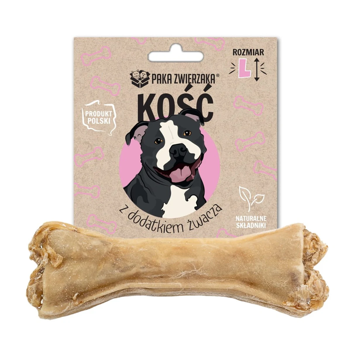 Paka Zwierzaka Kość L-13,5 cm 70g