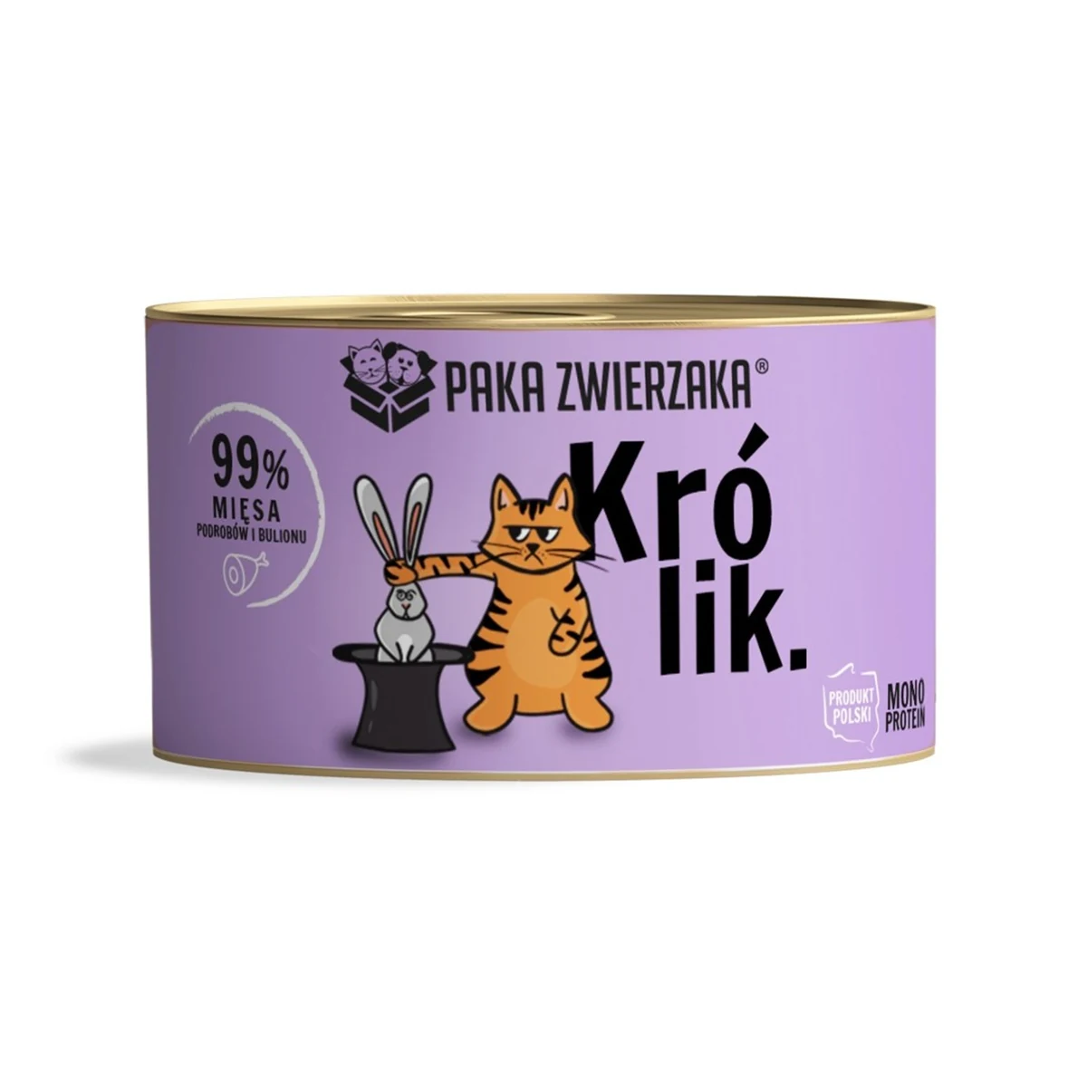Paka Zwierzaka królik karma mokra 200g