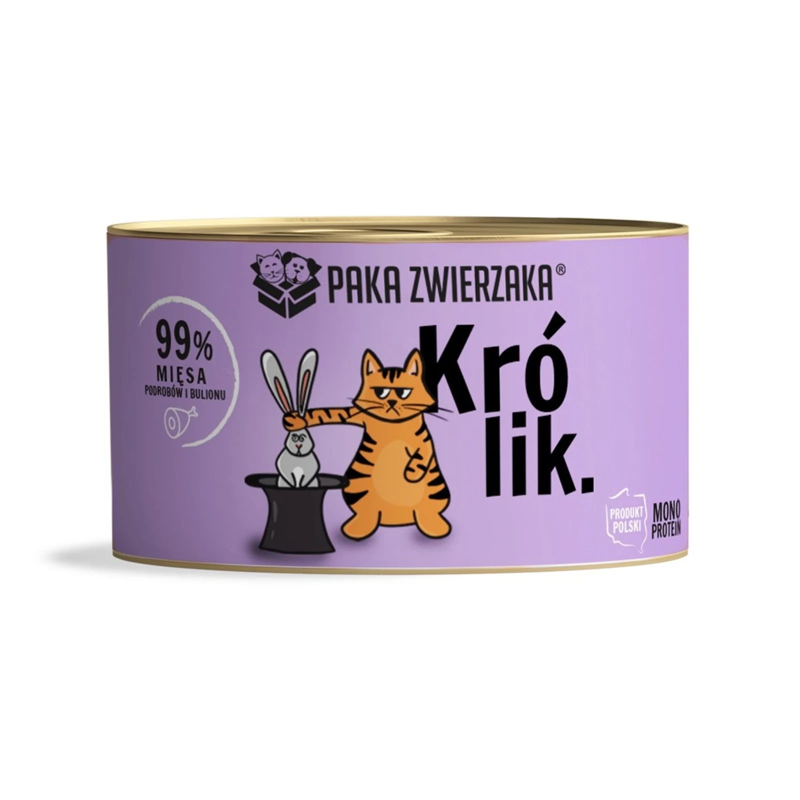 Paka Zwierzaka królik karma mokra 200g