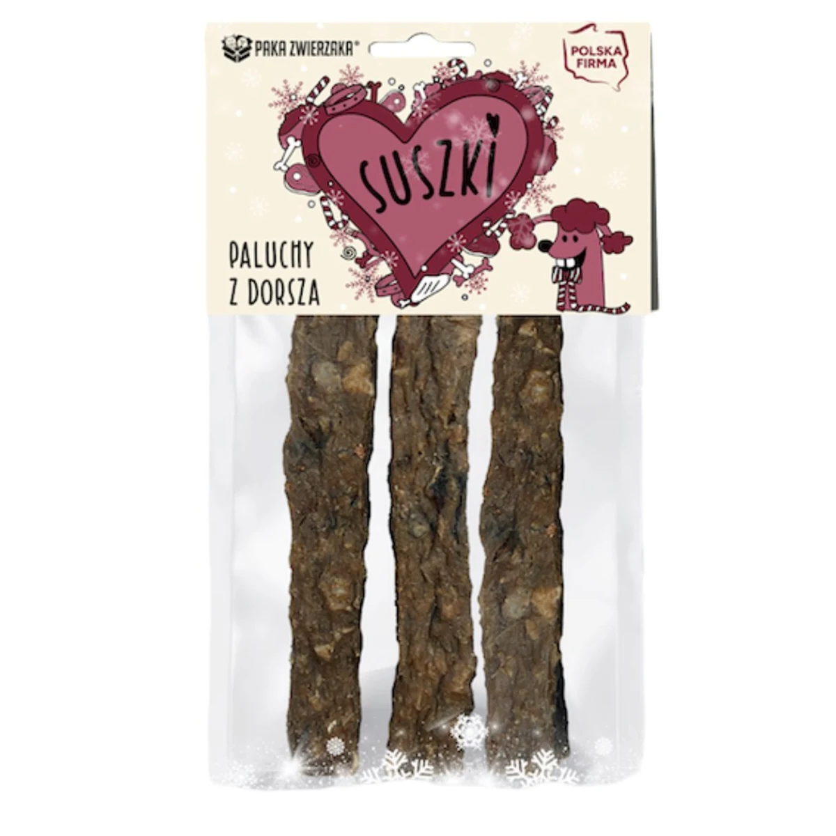 Paka Zwierzaka paluchy z dorsza przysmak pies 60g