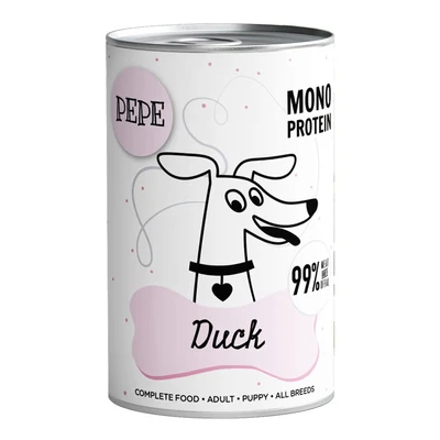 Karma mokra Pepe Duck 99% kaczka 400g