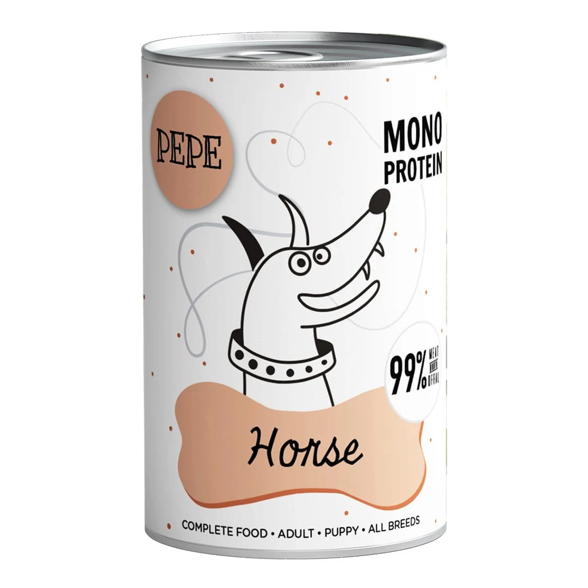 Paka Zwierzaka Pepe Horse 99% Kón 400g
