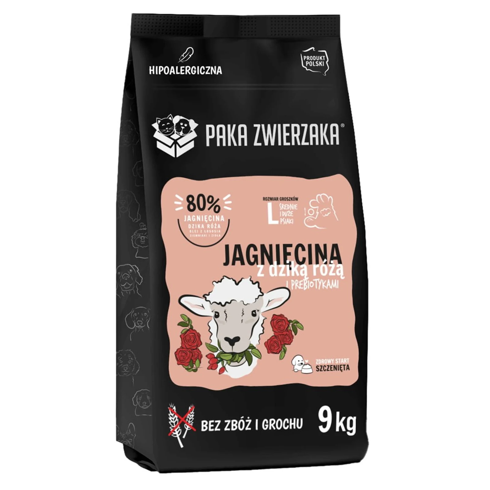 Karma sucha dla psa Seventh Heaven Jagnięcina i dzika róża 9kg