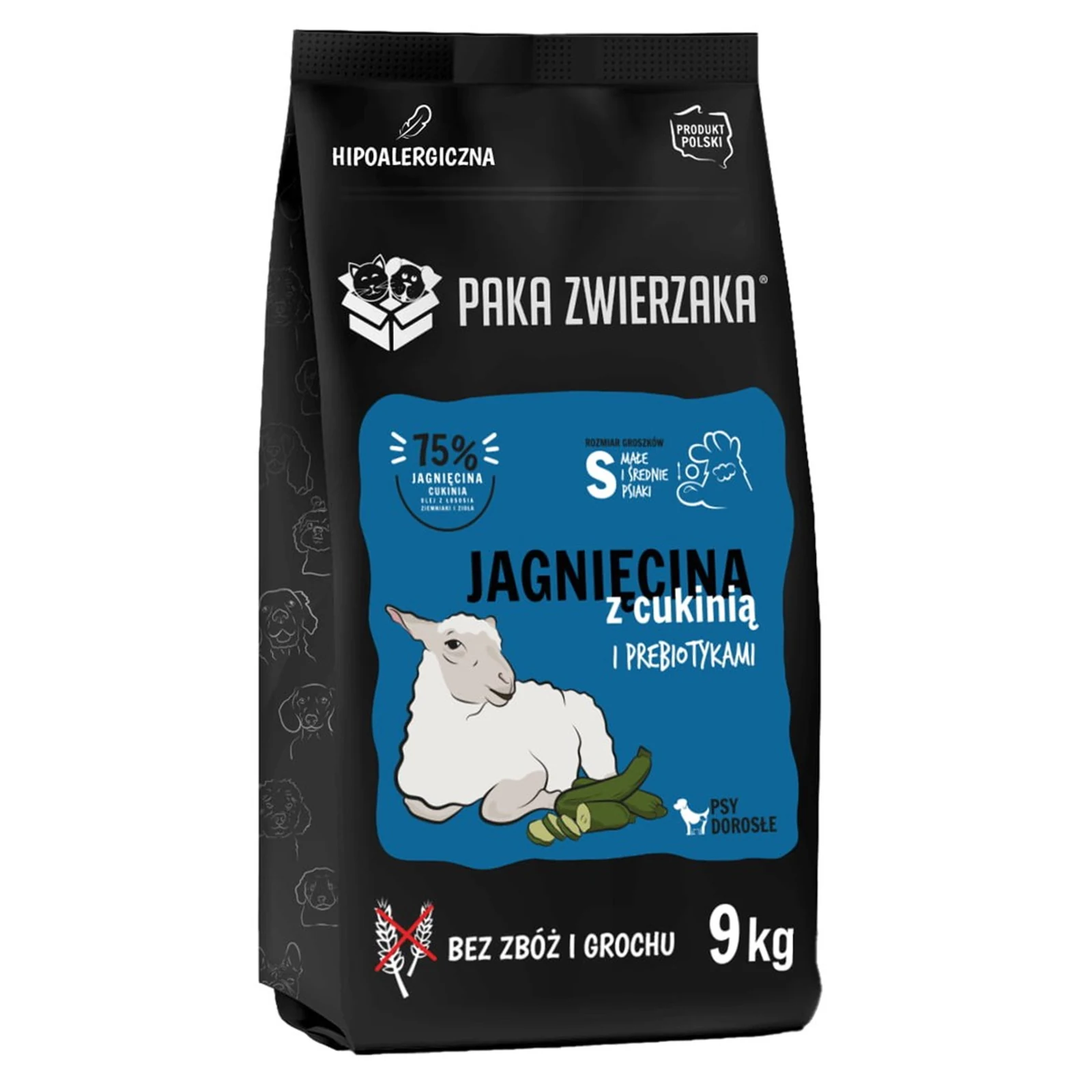 Karma sucha dla psa Seventh Heaven Jagnięcina z cukinią 9kg — zdjęcie 1 z 2