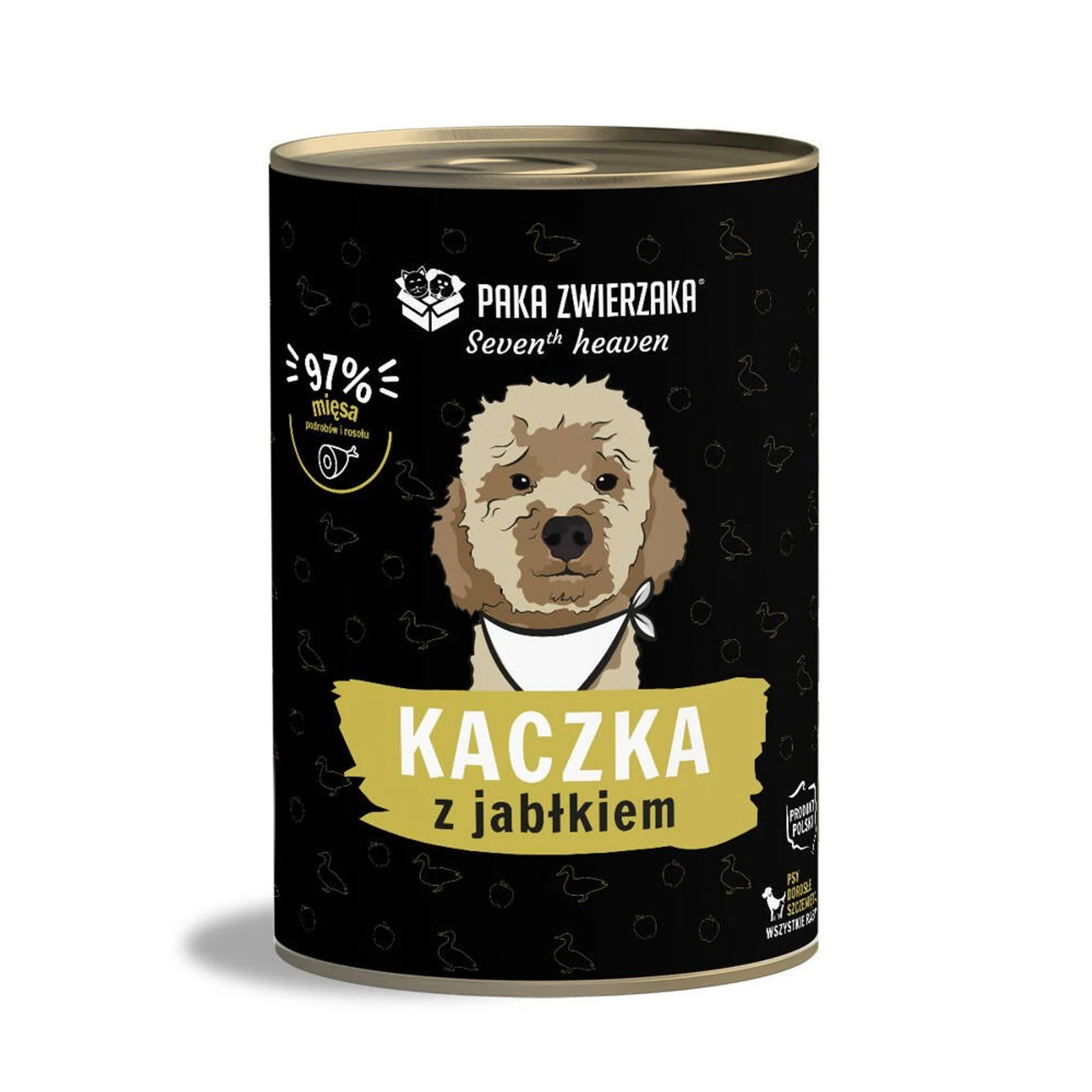 Mokra karma dla psa Seventh Heaven Kaczka z jabłkiem 400g