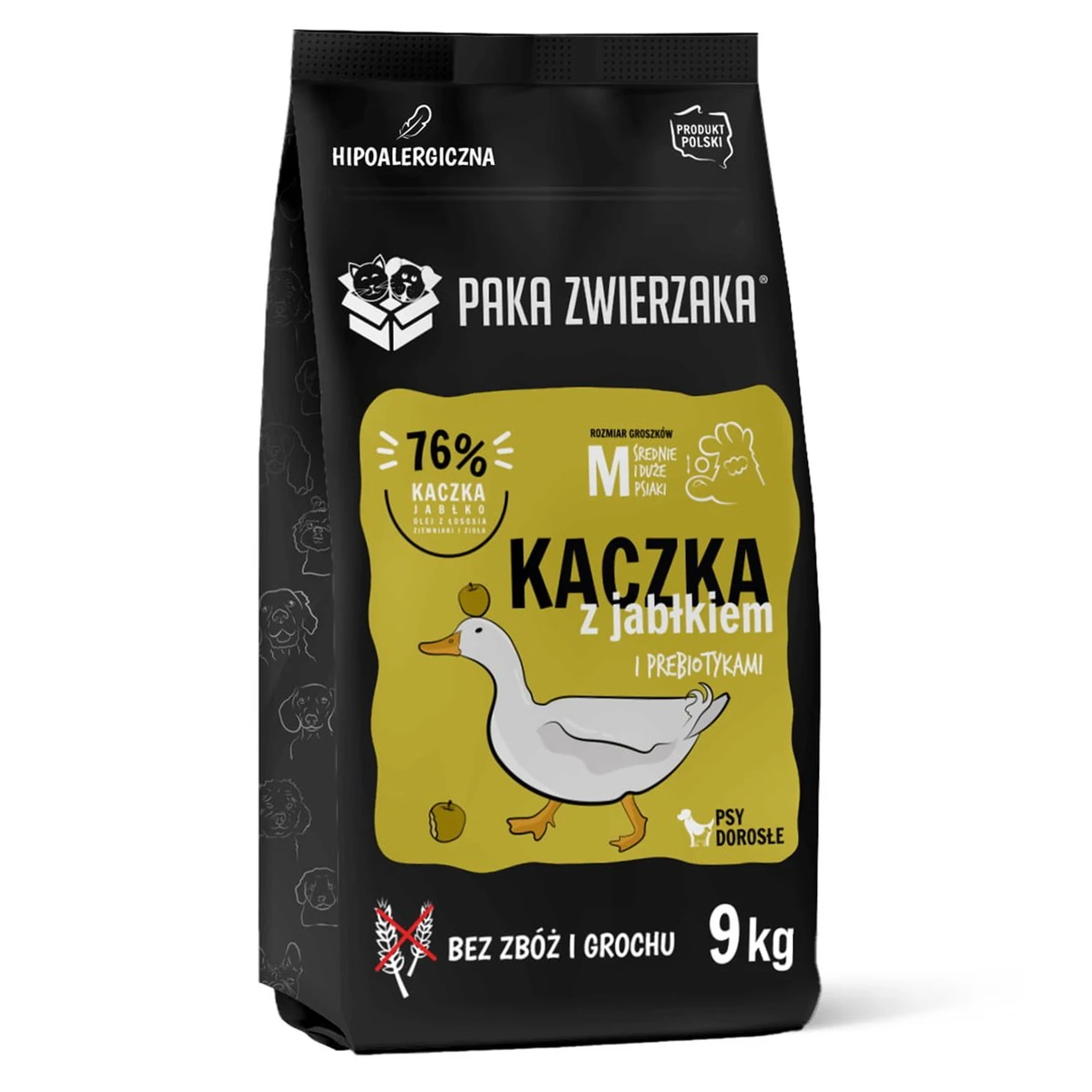 Karma sucha dla psa Seventh Heaven Kaczka z jabłkiem, rozmiar M, 9 kg — zdjęcie 1 z 3