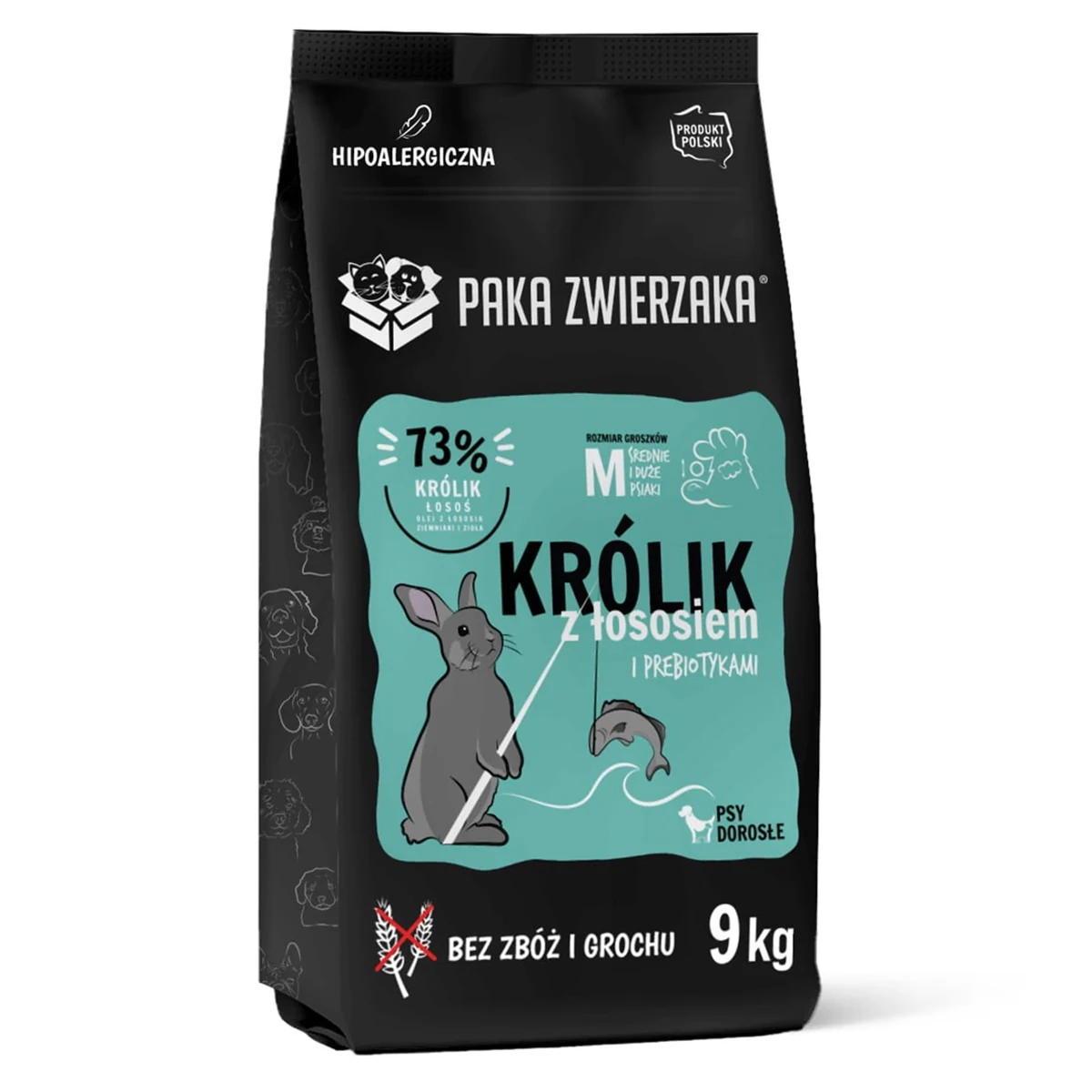 Karma sucha dla psa Seventh Heaven Królik z łososiem 9kg