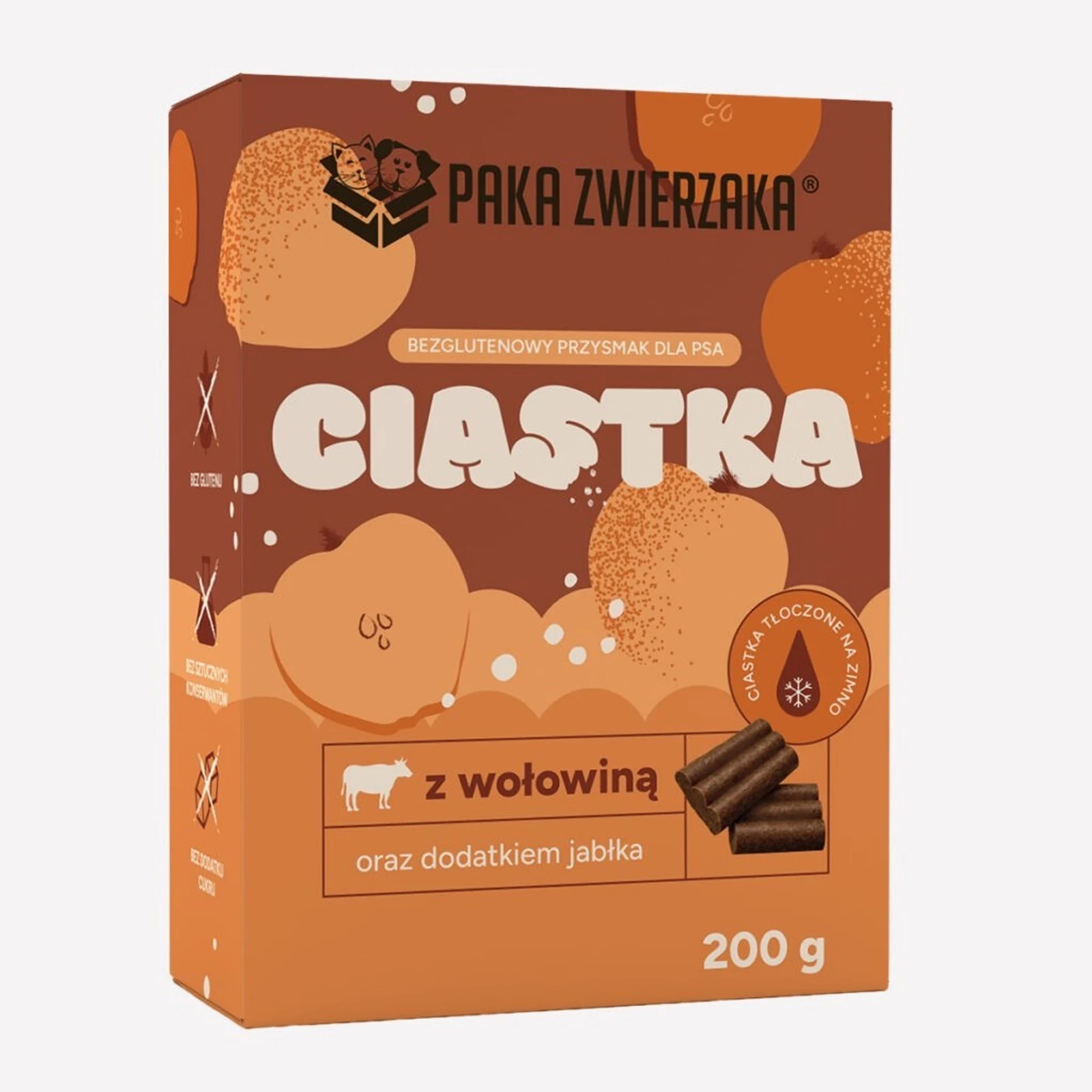 Paka Zwierzaka Wołowina z Jabłkiem 200g