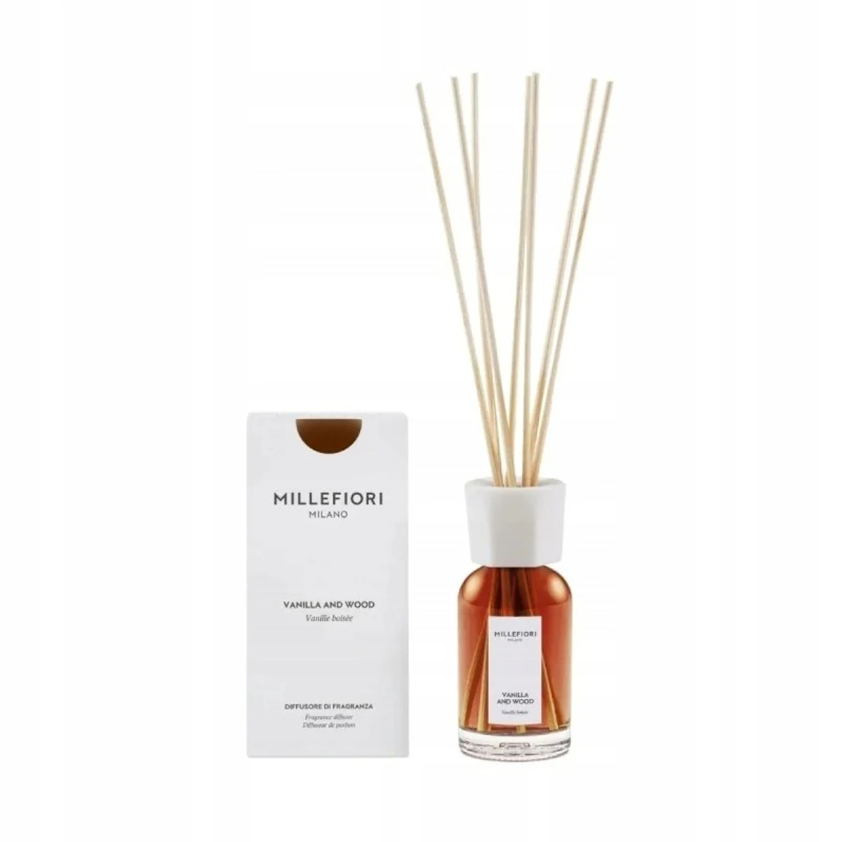 Pałeczki zapachowe 100ml VANILLA & WOOD MILLEFIORI