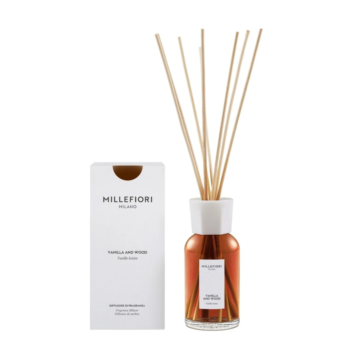 Pałeczki zapachowe 500ml VANILLA & WOOD MILLEFIORI