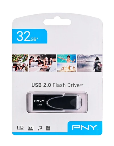 Karta pamięci PNY Attache 4 GB Czarna