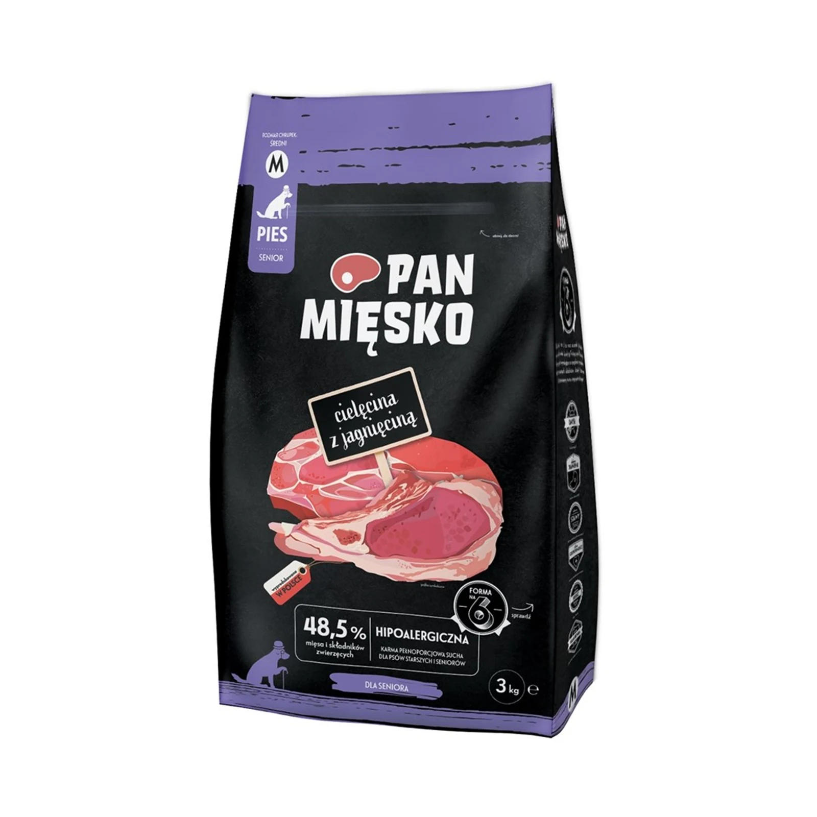 Pan Mięsko Cielęcina z jagnięciną sucha 3kg
