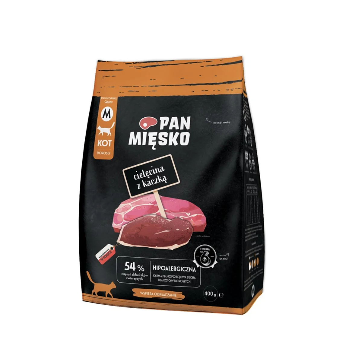 Pan Mięsko Cielęcina z kaczką sucha 400g