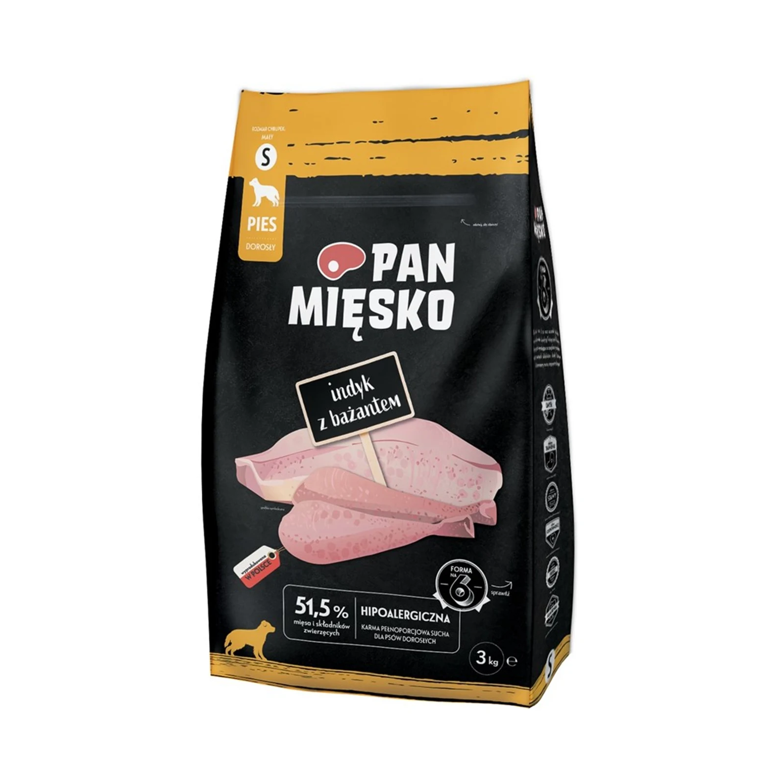 Pan Mięsko Indyk z Bażantem 3kg