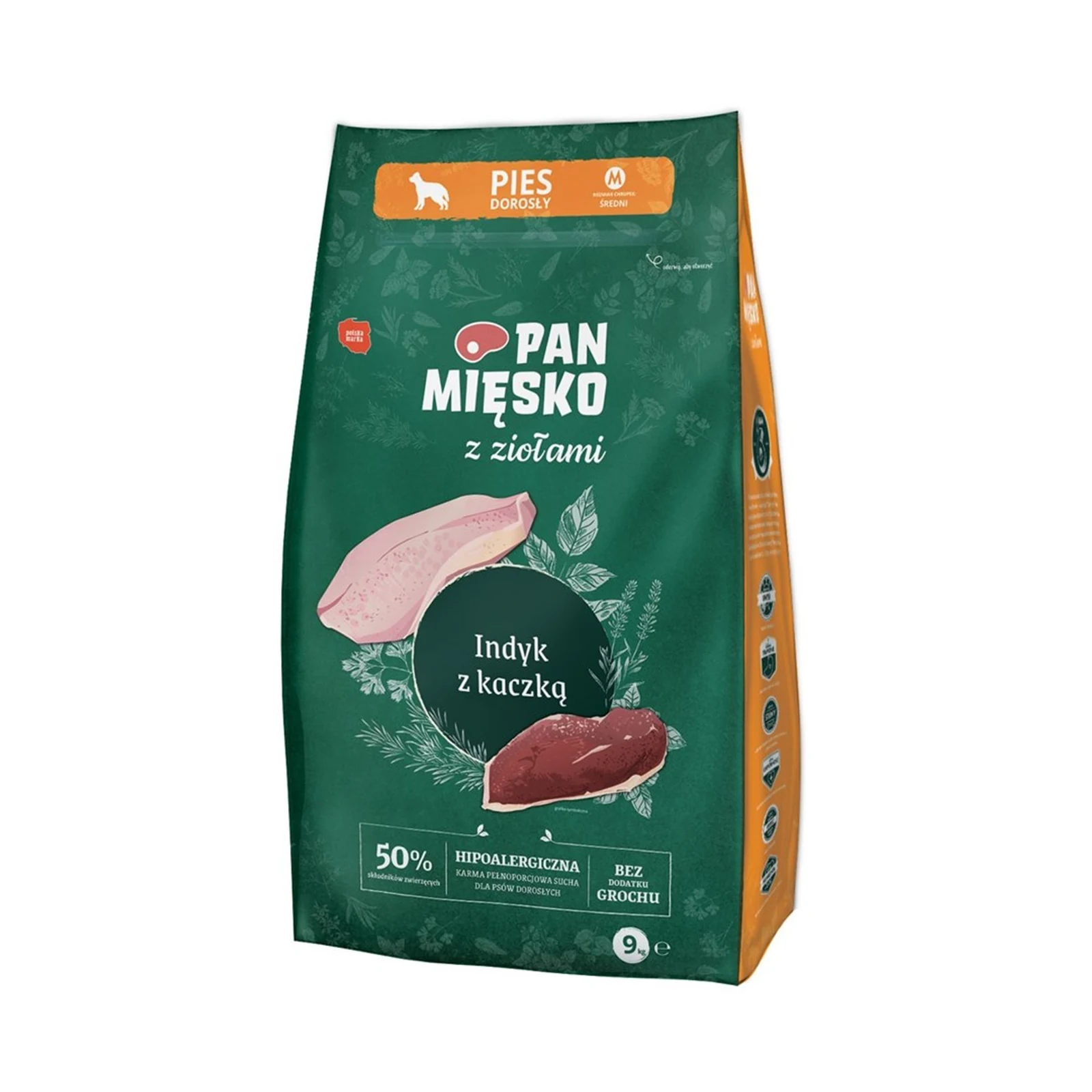 Pan Mięsko Indyk z kaczką 9kg