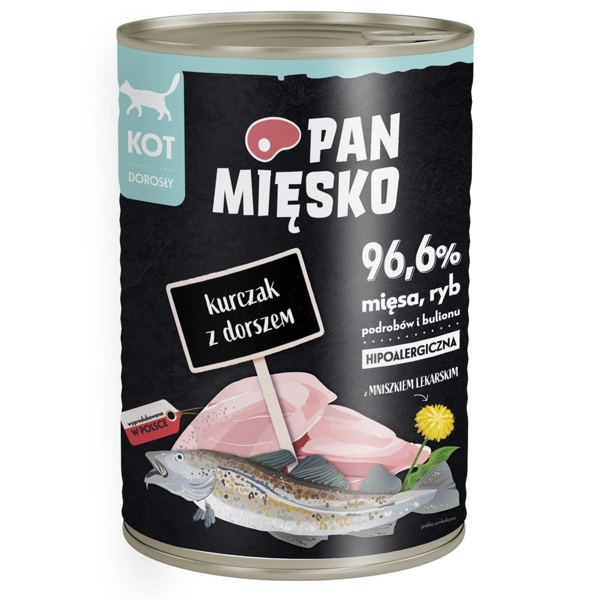 Pan Mięsko Kurczak z dorszem 400g