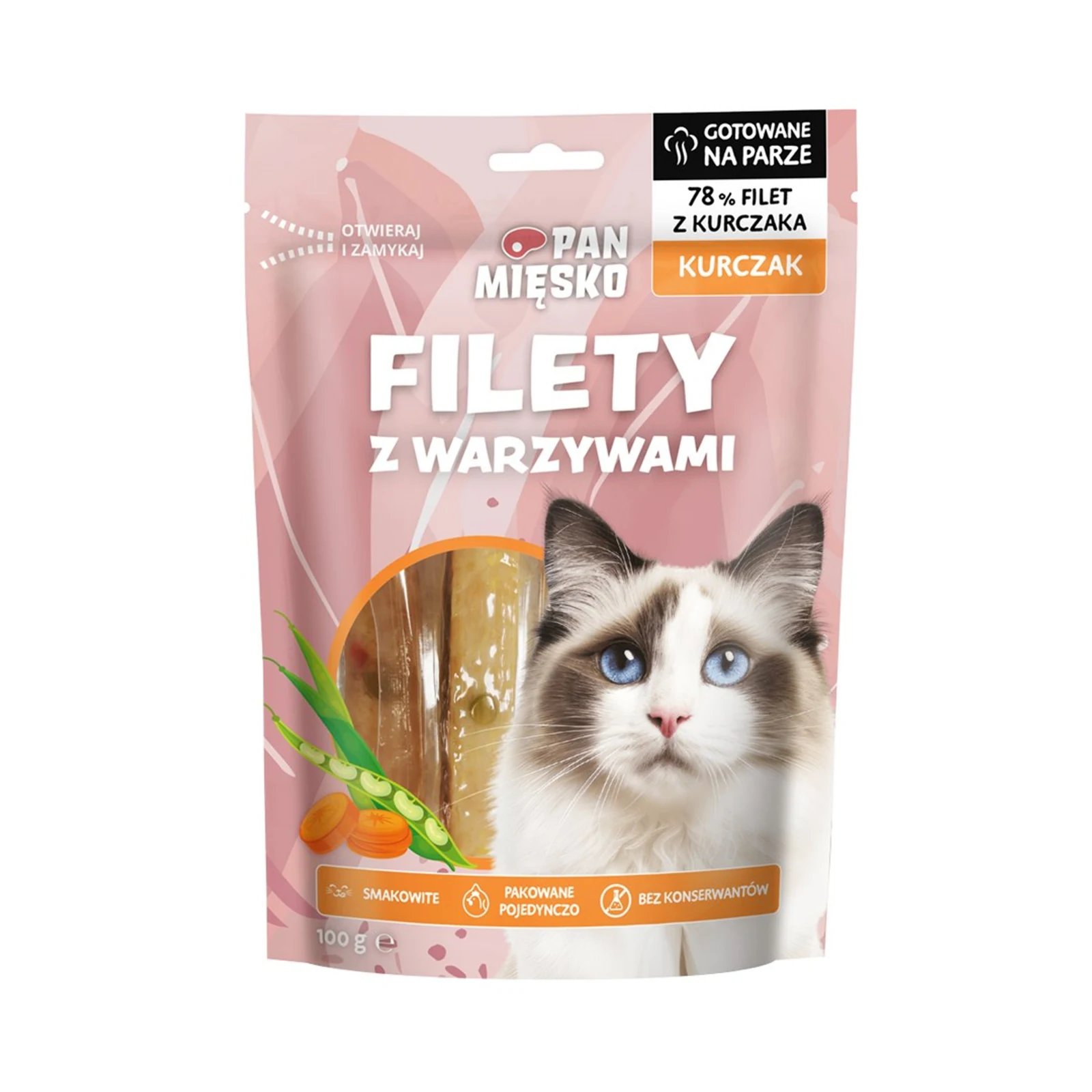 Przysmak dla kota Pan Mięsko 100g