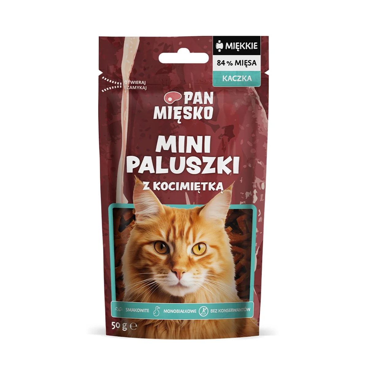 Pan Mięsko Przysmak dla kota Mini 50g