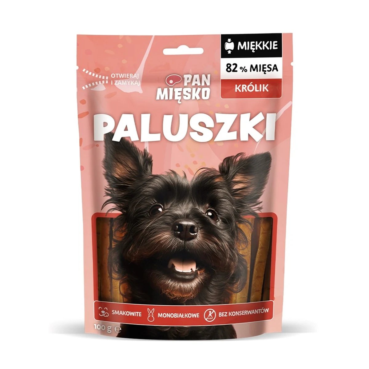 Pan Mięsko Przysmak Paluszki Królik 100g