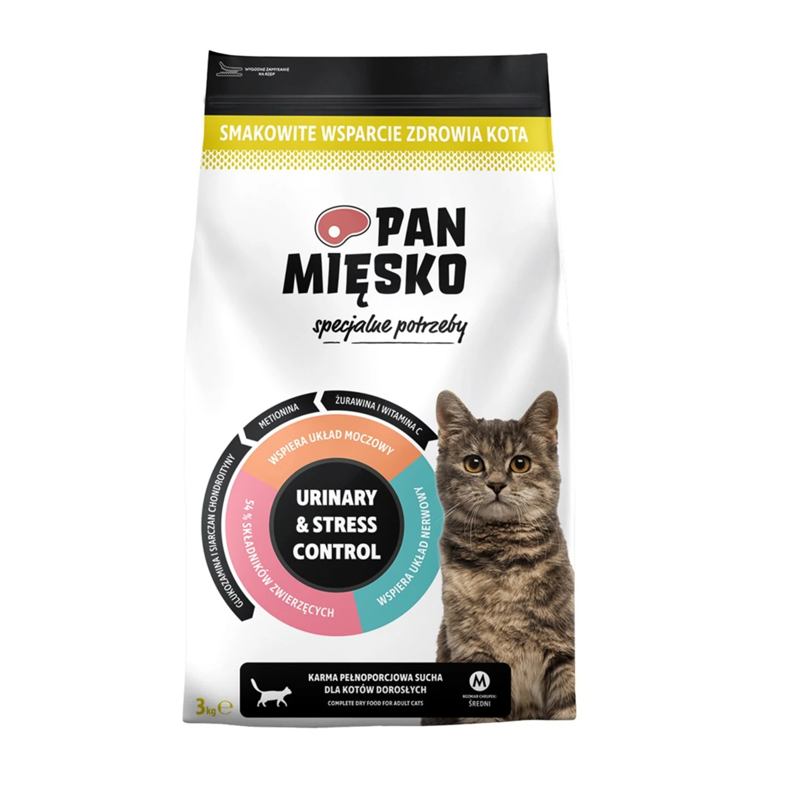 Pan Mięsko Urinary & Stress Control 3kg