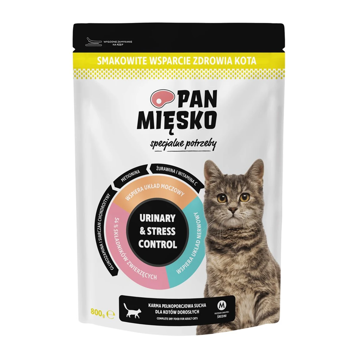Pan Mięsko Urinary & Stress Control 800g