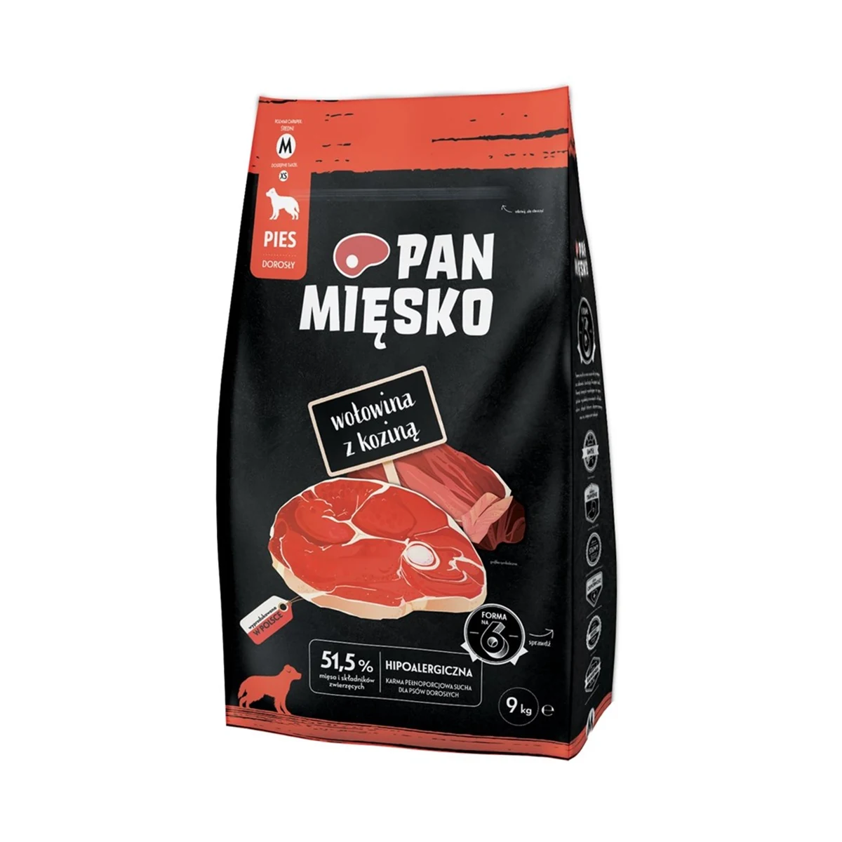 Pan Mięsko wołowina, kozina, warzywa sucha 9kg