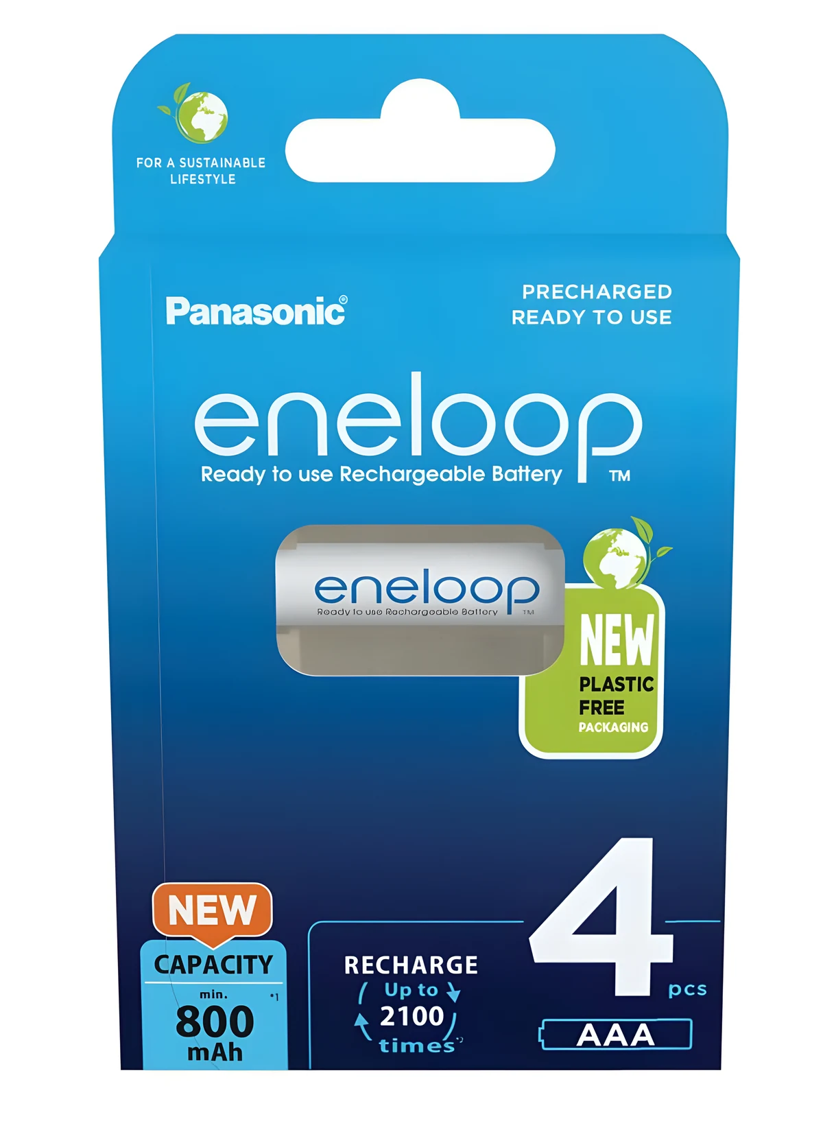 PANASONIC ENELOOP AAA 800 mAh 4 szt.