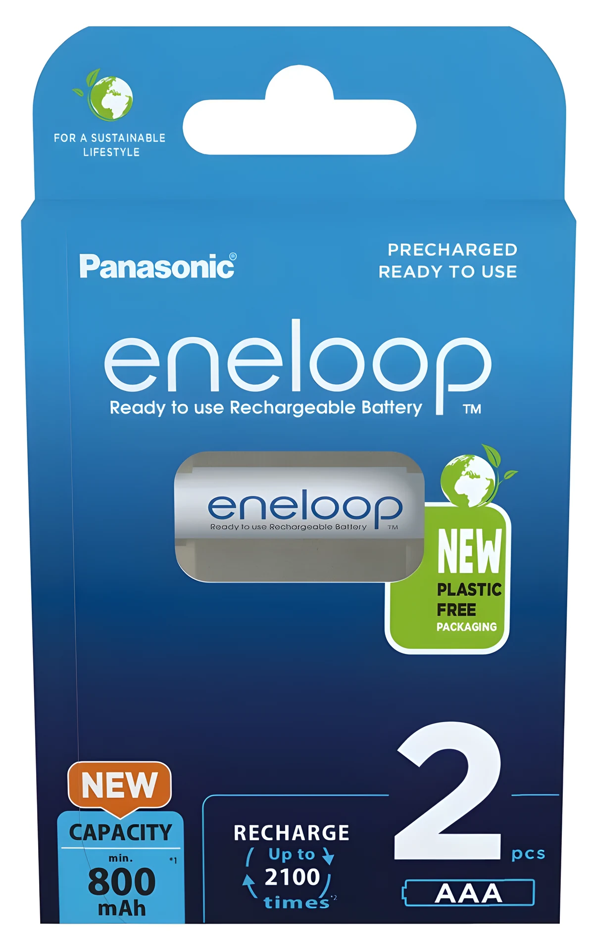 PANASONIC ENELOOP AAA 800mAh 2 szt.